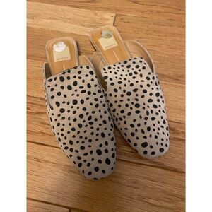 Dolce Vita "Bran" women's animal print slide on mules size 8M